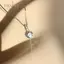 PNPIA- Sáng Bóng Giọt Nước Hình Nelace Cho Nữ Zircon Giọt Nước Mặt Dây Chuyền Xương Đòn Dây Xích Nelace Quà Tặng Ngày Lễ Tình Nhân Trang Sức Tiệc Cưới