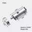GHX Mới Thép Không Gỉ Cửa Lo Tự Đóng Cửa Lò Xo Tự Động Chốt Chống Trộm 3Inch Lò Xo Chốt Cửa VN