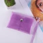 Ví đựng tiền xu GUSTAVA, Hộp đựng thẻ chìa khóa trong suốt đầy màu sắc, PVC hai lớp có dây đeo cổ tay Túi đựng son môi