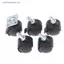 4 Bánh Xe Ghế 30 Mm Nội Thất Bánh Xe Xoay Bánh Xe Phanh Thay Thế MỚI