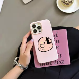 Mèo mặt hồng Thích hợp iPhone 1617 mềm 15p13 trường hợp điện thoại 11 mới
