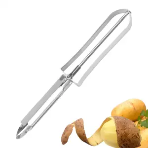 Dụng cụ gọt vỏ trái cây và rau củ Dụng cụ nhà bếp đa chức năng bằng thép không gỉ có tay cầm thoải mái mueadsyvn