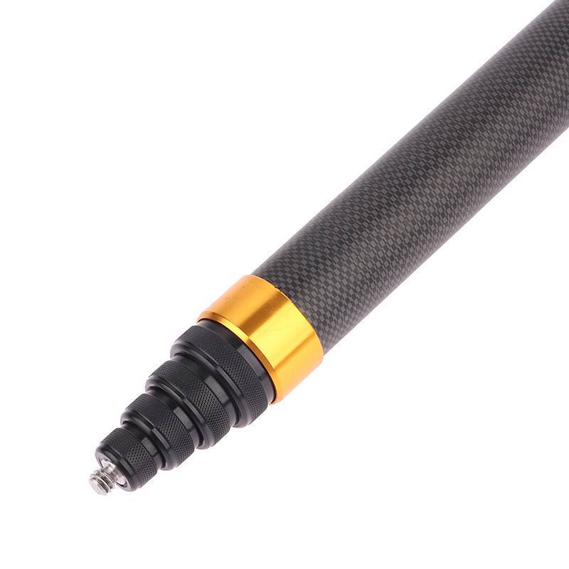 MUQV 3M Sợi Carbon Vô Hình Phiên Bản Mở Rộng Selfie Sti Có Thể Điều Chỉnh Cực Nối Dài Cho Máy Ảnh Toàn Cảnh Insta360 Camera Hành Động n