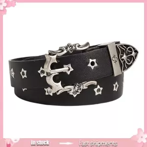 YOI Nữ Gothic Rocker Thắt Lưng Có Thể Điều Chỉnh Dây Da Kim Loại Giọng Buổi Hòa Nhạc Trang Phục