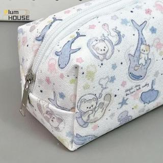 PlumHOUSE 1PC Sinh Viên Túi Đựng Bút Phong Cách Hàn Quốc, Sức Chứa Lớn, Đựng Văn Phòng Phẩm/Trang Điểm, Túi Mỹ Phẩm Du Lịch VN