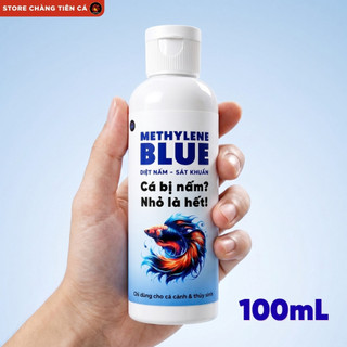 Xanh Methylene Nồng Độ Cao Cho Cá Cảnh - Xử Lý Các Vấn Đề Ngoài Da, Nấm, Ký Sinh Trùng Cho Cá Cảnh