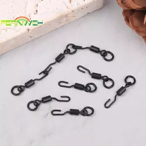 10 / 20 Chiếc Kẹp Câu Cá Cá Chép Có Vòng Chắc Chắn Qui Thay Đổi Móc Câu Cá Xoay Phụ Kiện Cho Cá Chép Rig Micro Xoay Móc [MỚI]