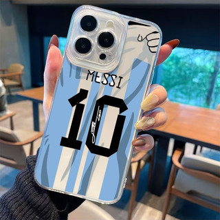 Số sọc xanh 10 Chất Liệu Trong Suốt Chống Trơn Trượt Thích Hợp Cho iPhone 17 Pro 15 ProMax 7plus 13 Pro Max 15 Pro 11 Pro 12 XS 14 ProMax 16 Vỏ Điện Thoại Vân Tay Chống Dính Trong Suốt
