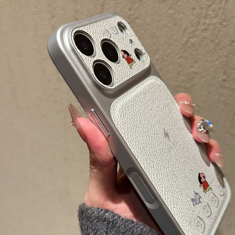 Ốp lưng iPhone họa tiết Lightning Bảo vệ camera bằng da mềm cao cấp - iPhone 11/12/13/14/15/16/17/Plus/Air/Pro/Max