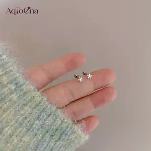 AqToCna 1 Ngôi Sao Trái Tim Hoa Bông Tai Nữ Xương Tai Móng Tay Sụn Bông Tai Xoắn Ốc Bông Tai Trang Sức Cơ Thể Quà Tặng AqToCna