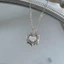 Thời trang khí chất gradient tình yêu zircon cá tính Vòng cổ nữ đa năng