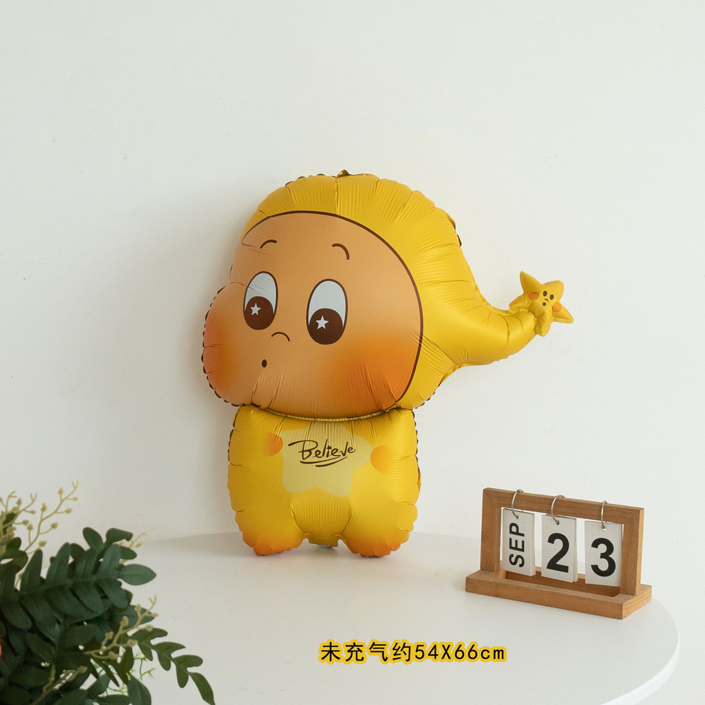 Starman Balloon Modeling Balloon Trang trí sinh nhật Bóng bay hoạt hình Bóng bay cầm tay GXGA