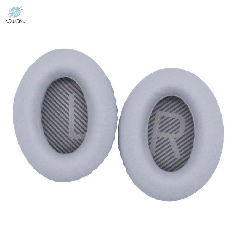 1 Cặp Miếng Đệm Tai Thay Thế Đệm Cho Tai Nghe Quiet Comfort QC15 Màu Xám