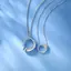 FANCIME "Tình Yêu Chắc Chắn" Phù Hợp Với Lời Hứa Vòng Cổ Bạc Sterling