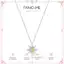FANCIME "Soluna Nexus" Citrine Vòng cổ bạc thạch anh tháng 11