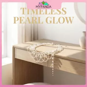 MYPANDA Pháp Cô Dâu Mũ Ngọc Trai Đính Hạt Mũ Trang Sức Tóc Thanh Lịch Cho Phù Dâu Cưới Nhìn.