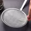 Dụng cụ trợ giúp nấu ăn Bộ lọc Skimmer lưới mịn bằng thép không gỉ để thoát nước dễ dàng ks [VN]