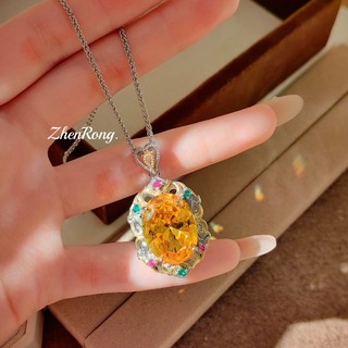Châu Âu Mỹ ins Phong Cách Mới Kim Cương Vàng Nhiều Màu Sắc Bộ Nhẫn Kho Báu Nữ