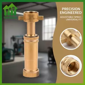 SWEET G1 / 4 Vòi phun sương làm mát bằng kính thiên văn bằng đồng Vòi phun sương nước một lỗ tròn cho máy xưởng n