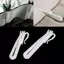 Springevenstar 10 Chiếc Rèm Treo Móc Nhẫn Cửa Sổ Nhựa Trắng Rèm Móc Cho Nhà Văn Phòng Rèm Phụ Kiện 7cm / 8.5cm Springevenstar
