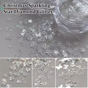 BeautifulHomeA Móng Tay Nghệ Thuật Siêu Lấp Lánh Kim Sa Lấp Lánh Đèn Ba Chiều Fany Móng Tay Nghệ Thuật Kim Sa Lấp Lánh Cho Bé Gái DIY Quyến Rũ Móng Tay Nghệ Thuật Dụng Cụ Trang Trí Làm Móng Tay VN