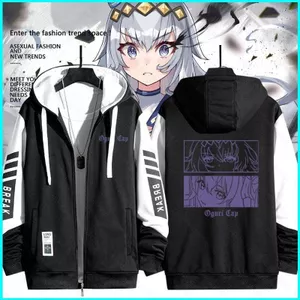 SY3 Umamusume Khá Derby Oguri Mũ anime Dây Kéo Áo Khoác Áo Unisex Top YS3