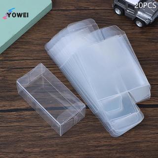 YOWEI 20 Chiếc Mô Hình Đồ Chơi Ô Tô Hộp Trưng Bày Cho 1: 64 PVC Trong Suốt Bảo Quản Hộp Trong Suốt Hộp Đựng Trang Trí Tiệc Hộp Đựng Quà Tặng Trong Suốt VN