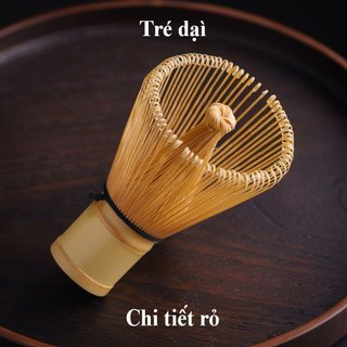 Matcha Whist Tre Chaser Handmade Trà Trộn Frother Phong Cách Nhật Bản Trà Lễ Dụng Cụ Nhà Bếp
