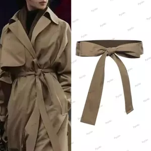 Thắt lưng PYCOU, Thắt lưng cổ điển tự buộc, Phụ kiện quần áo Dây đeo thắt lưng ruy băng tự buộc có thể điều chỉnh cho áo khoác ngoài