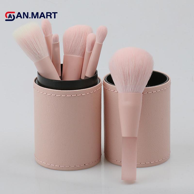 AN.MART Hộp đựng cọ trang điểm di động Hộp đựng cọ trang điểm du lịch Hộp đựng cọ trang điểm Lưu trữ Buet có nắp VN