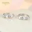 PNPIA- Hình Tình Yêu Giảm Cân Bạc Nguyên Chất Cubic Zirconia Trị Liệu Từ Tính Bông Tai Mỏng