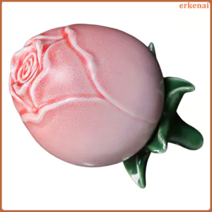 Bình gốm có hoa văn hoa hồng Bình trà và hộp đựng thiết kế Hộp thẩm mỹ Urn Nhỏ erkenai