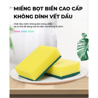 Miếng Chà Rửa Hai Mặt Bunnies House Chuyên Dùng Cho Nồi Chảo Ly Cốc Và Dụng Cụ Bếp
