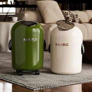 Chim Cánh Cụt Lắc Nắp Thùng Rác Thùng Đôi Hộ Gia Đình Phòng Khách Phòng Ngủ Giá Trị Cao Dung Tích Lớn Có Bánh Xe Có Nắp Dọc BLH