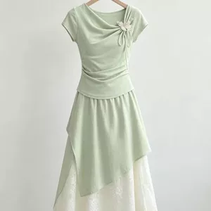 Váy Nhỏ Nữ Mùa Hè Váy Bohemian Khổng Lồ