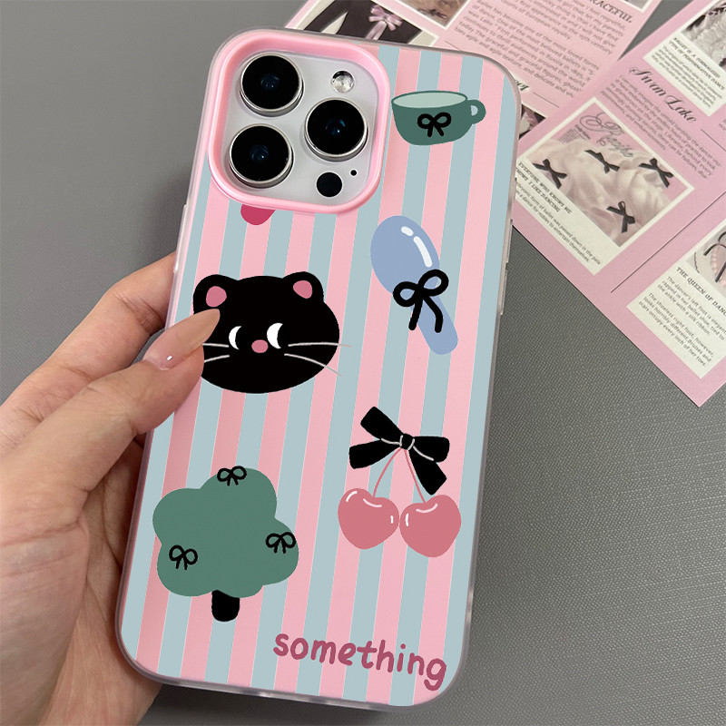 Ốp lưng điện thoại họa tiết ngôi sao đồng tâm cho iPhone 17/16 Pro Max/15/14/13/12/11