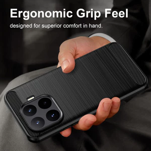 Ốp lưng Xiaomi 17T Pro 5G Vỏ nhựa TPU mềm bằng sợi Carbon cho Ốp điện thoại Xiaomi 17T 5G