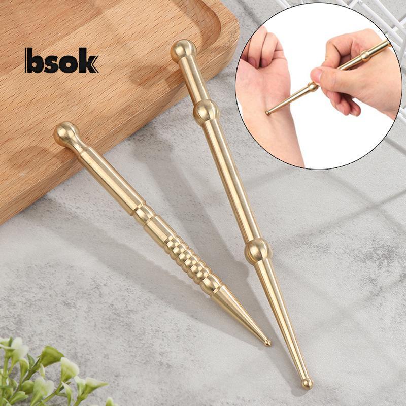 Trailblazer 1 Bút Massage Mặt Bằng Đồng Thau Cho Trị Liệu Phản Quang Mắt & Bấm huyệt Mới