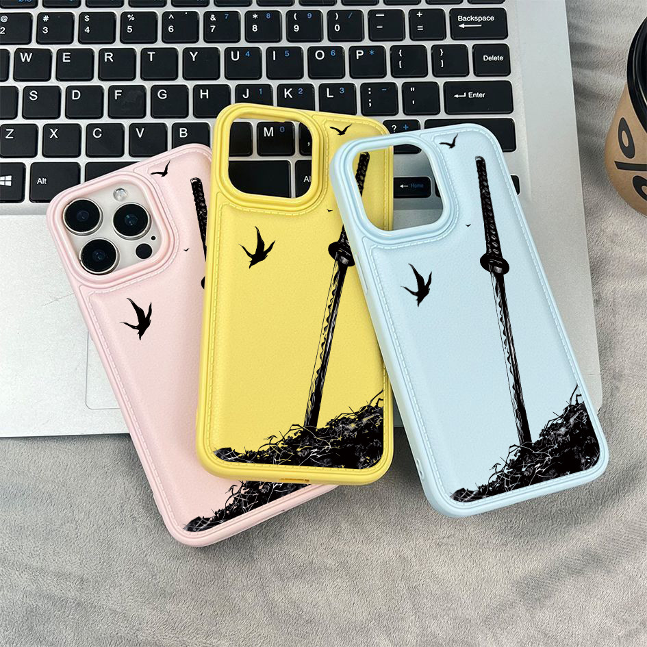 Hình bóng kiếm Samurai cho iPhone 17/16 Pro