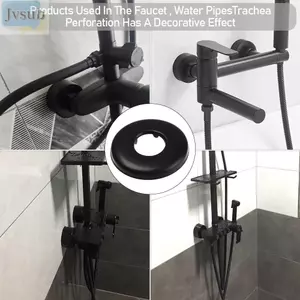 JVSUB Ống Tường Bao Bọc Mặt bích Vỏ Chrome Tường Mặt bích Vòi Trang Trí
