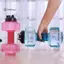 < WHPHous-t > Bình Nước 2.2L Thể Thao Tập Gym Thể Dục Quả Tạ Hình Tập Luyện Protein Đẹp