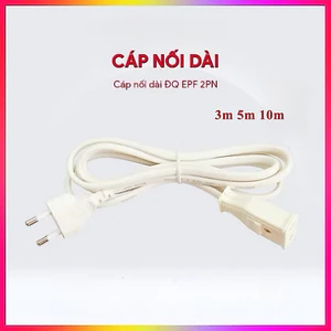 Cáp Nối Dài Điện Quang Dây Nguồn Kéo Dài 3m / 5m/10m, Nhựa ABS Chịu Nhiệt, Bảo Hành 12 Tháng