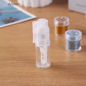 DELMER Talcum Powder Chai Du Lịch Nhựa Xịt Mỹ Phẩm Di Động Có Khóa Vòi Phun Trang Điểm Nồi