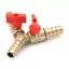 Van bi tắt 3 chiều Tee Brass Y 3 / 8 "Dầu khí nhiên liệu Barb - Pa 60-100 [Vn]