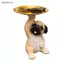 Khay đựng tượng Pug sáng tạo Khay đựng chìa khóa chó dễ thương Kẹo ốc sên Tấm lưu trữ Điêu khắc động vật Đồ trang trí văn phòng Trang trí để bàn [VN]