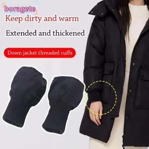BORAGETE Rib Cuff, Co Giãn Màu Trơn Co Giãn Rib Cuffs, Chất Lượng Cao Co Giãn Quần Đan Chân Liền Mạch Sửa Chữa Quần Áo Áo Áo khoác