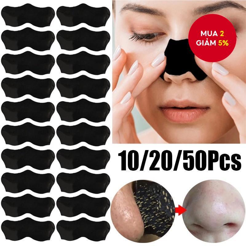 10 / 20 / 50 Miếng Dán Đầu Đen Và Mũi Hiệu Quả Và Không Làm Hại Da Cải Thiện Và Mụn