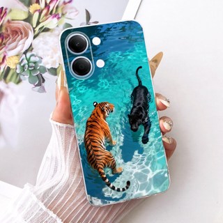 Dành Cho Vivo Y05 Y11D 4G Vỏ Thời Trang Thoáng Mát Rồng Hổ Sư Tử Động Vật Sơn Vỏ Silicon Mềm Cho VivoY05 VivoY11d 2026 Vỏ