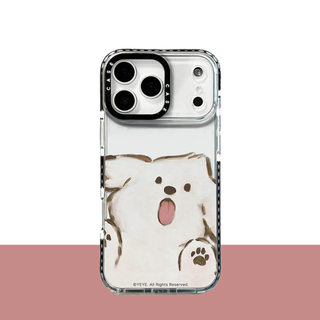 Ốp điện thoại mềm hình chó lộn xộn trong gió cho iPhone 17 Pro Max 16 Plus 15 14 13 12 11 Vỏ bảo vệ chống sốc