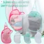 Giỏ đựng quần áo bẩn treo tường có thể gập lại có thể gập lại có tay cầm và lưới Thiết kế thoáng khí cho phòng tắm Phòng ngủ